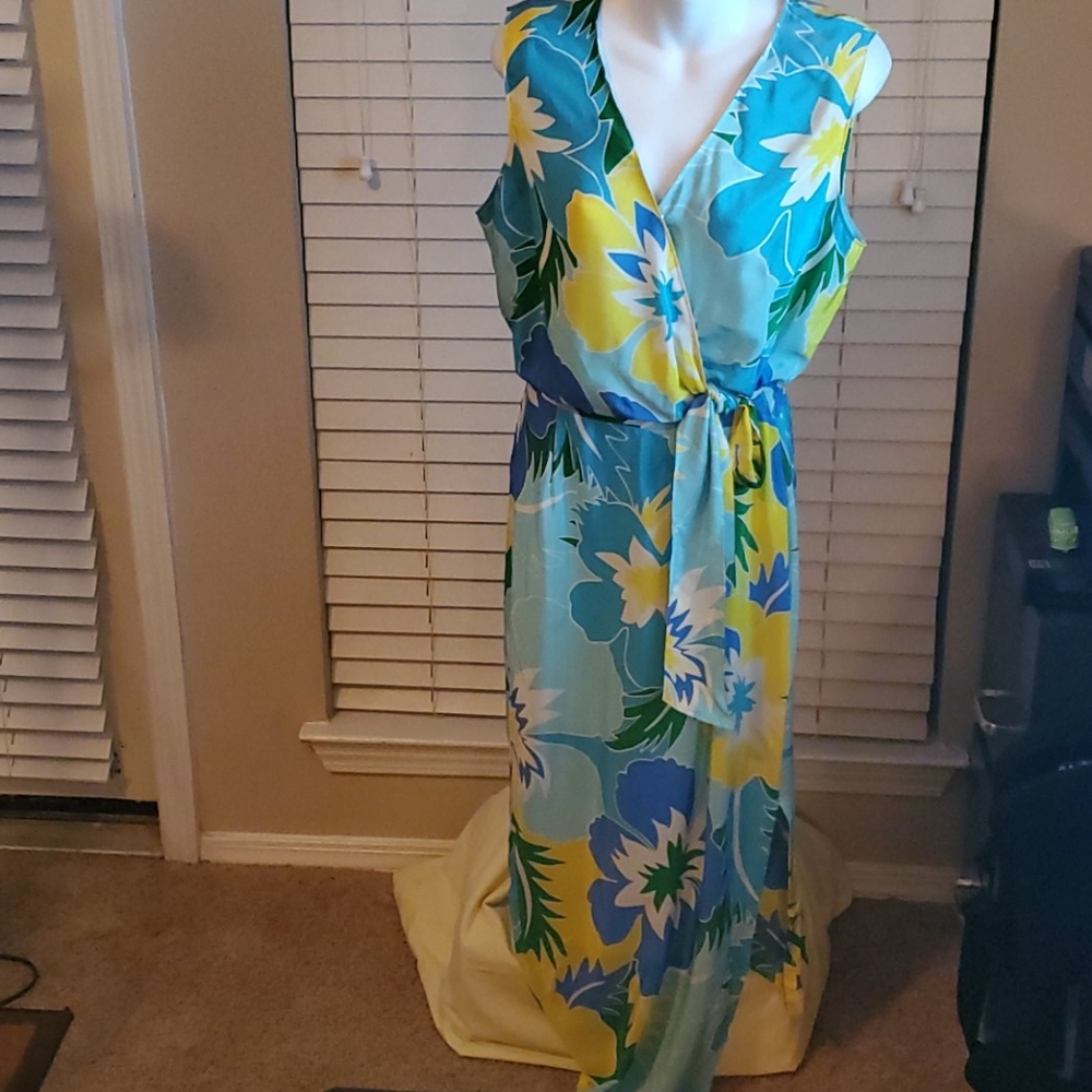 Long floral dress